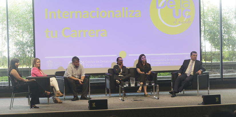 EXITOSA JORNADA DE INTERNACIONALIZACIÓN  CONECTA A PROFESIONALES UC CON ESTUDIANTES