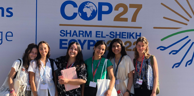 LA EXPERIENCIA DE LAS ESTUDIANTES UC QUE ESTUVIERON EN LA COP27 EN EGIPTO